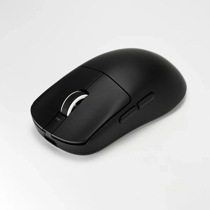 Безжична професионална геймърска мишка VXE Dragonfly R1 1K, Huano Ice Berry Pink Dot Switches, Black - VXE-R1-BK