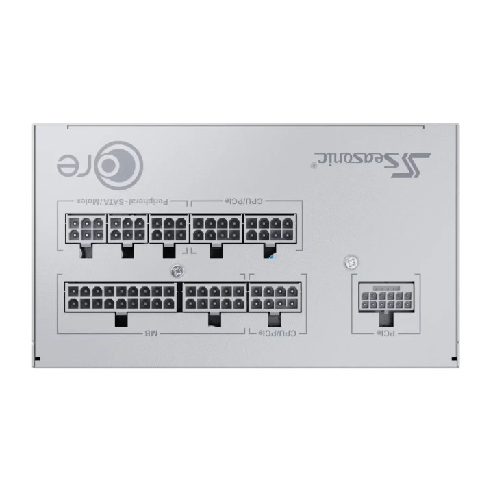 Захранване Seasonic CORE GX-850 V2 White, ATX 3.1 850W Gold, Full Modular, PCIe 5.1 - SRP-CGX851-A5A32SF-WH
