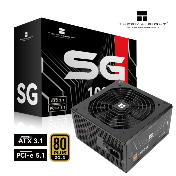 Модулно захранване Thermalright ATX 3.1 1000W Gold, Full Modular - TR-SG1000