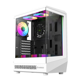 Кутия за компютър Gamemax Vista COC AW, 5 x 120 mm A-RGB Fans, MB Plate COC Fan, ATX - GM-VISTA-COC-AW