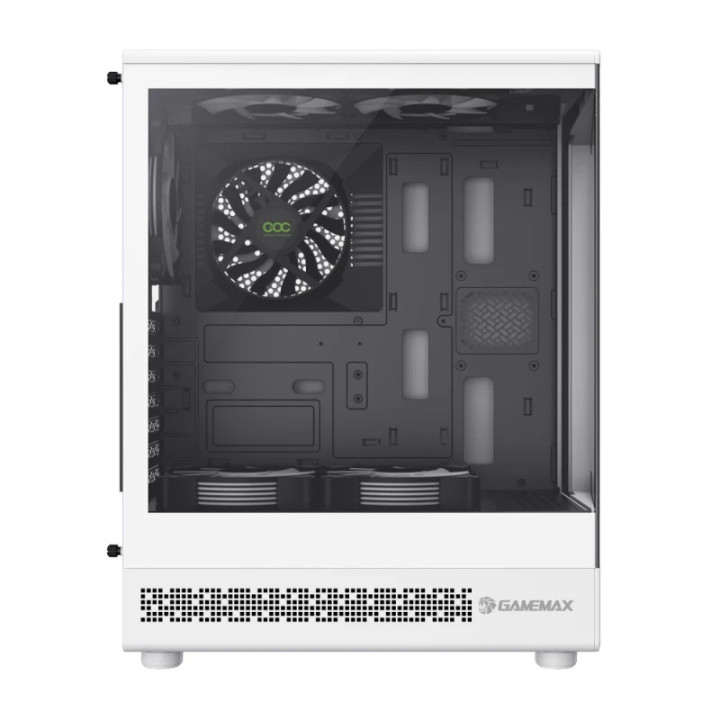 Кутия за компютър Gamemax Vista COC AW, 5 x 120 mm A-RGB Fans, MB Plate COC Fan, ATX - GM-VISTA-COC-AW