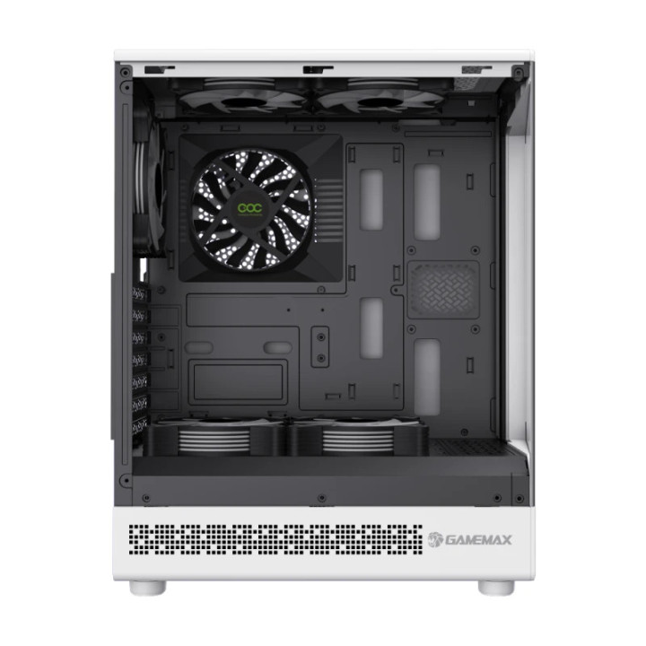 Кутия за компютър Gamemax Vista COC AW, 5 x 120 mm A-RGB Fans, MB Plate COC Fan, ATX - GM-VISTA-COC-AW