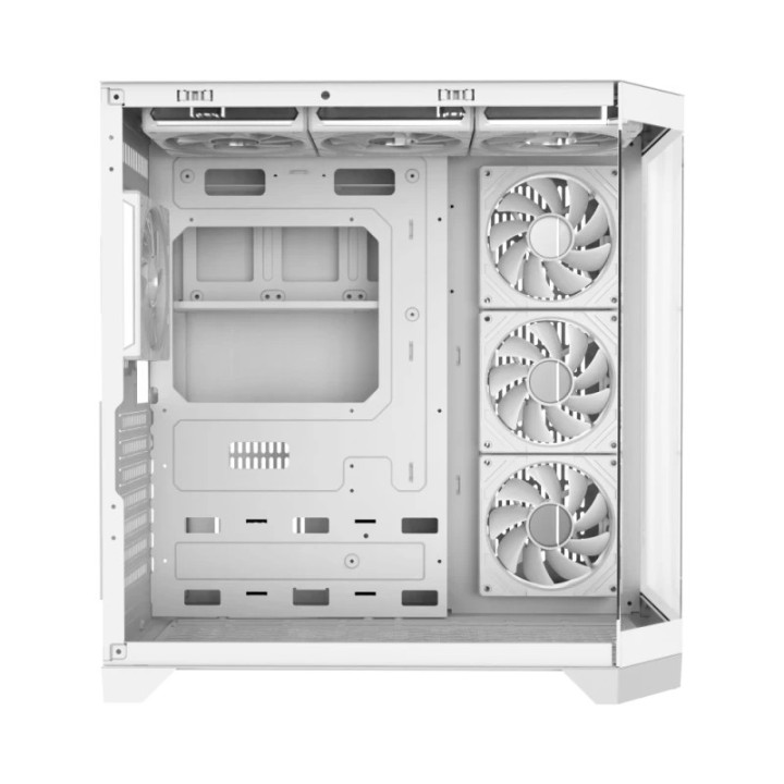 Кутия за компютър Gamemax HYPE-A White - 4 x 120 mm Addressable RGB fans, ATX - GM-HYPE-A-WH