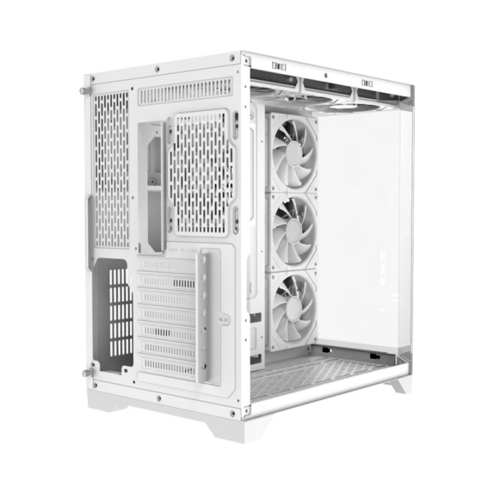 Кутия за компютър Gamemax HYPE-A White - 4 x 120 mm Addressable RGB fans, ATX - GM-HYPE-A-WH