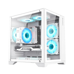 Кутия за компютър Gamemax Infinity Mini White, mATX - GM-14100902042