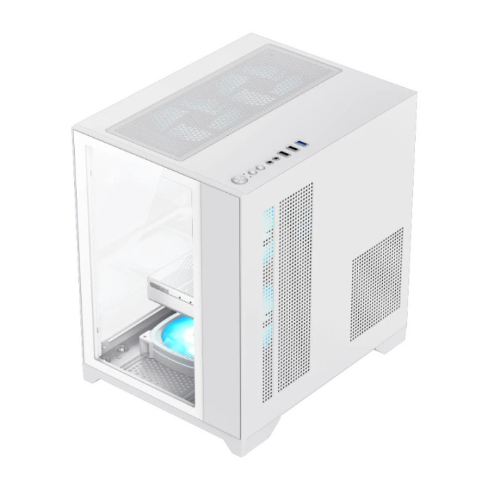 Кутия за компютър Gamemax Infinity Mini White, mATX - GM-14100902042