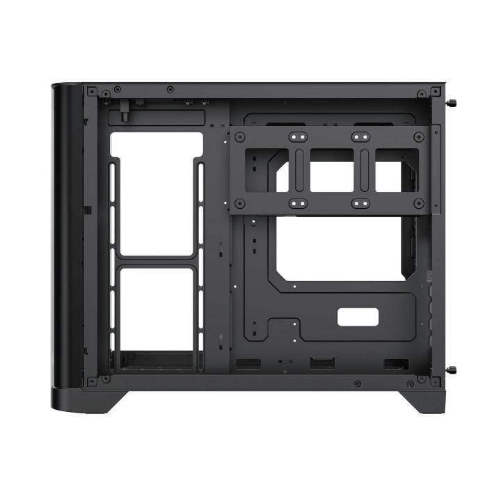 Кутия за компютър Gamemax HYPE-M Black, 3 x 120 mm Addressable RGB fans, mATX - GM-14100902476