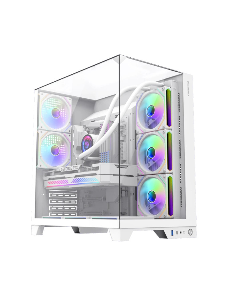 Кутия за компютър Gamemax Infinity Plus White, ATX - GM-14100902729
