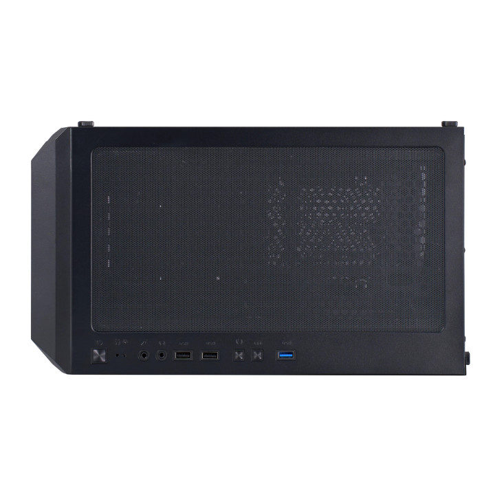 Кутия за компютър 1stPlayer Firebase X5 RGB v2, с вкл. 4 бр вентилатори , ATX - X5-BK-4F1