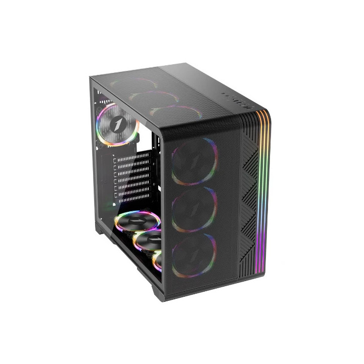 Кутия за компютър 1stPlayer AVT7-BK, USB-C, Mesh, A-RGB, ATX