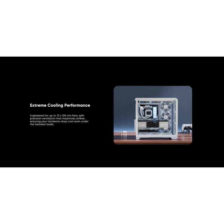 Кутия за компютър 1stPlayer AVT7-BK, USB-C, Mesh, A-RGB, ATX