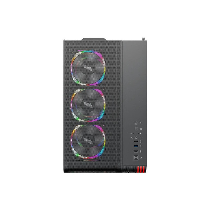 Кутия за компютър 1stPlayer VT6-BK, Mesh, A-RGB, mATX
