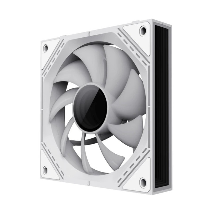 Комплект вентилатори Gamemax FN12A-S3I White, Fan Pack 3-in-1 3x120mm, Daisy-Chain, Addressable RGB - GM-14050101542
