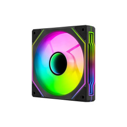 Вентилатор AeroCool Phantom M-3R, 120mm Infinity Mirror ARGB, REVERSE - Black - ACF3-MR11227.11