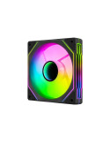 Вентилатор AeroCool Phantom M-3R, 120mm Infinity Mirror ARGB, REVERSE - Black - ACF3-MR11227.11