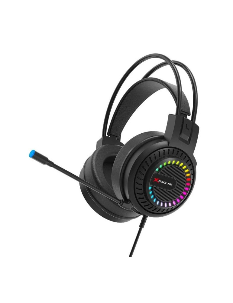 Геймърски слушалки Xtrike ME HP-318 - 50mm, RGB - XTRM-HP-318