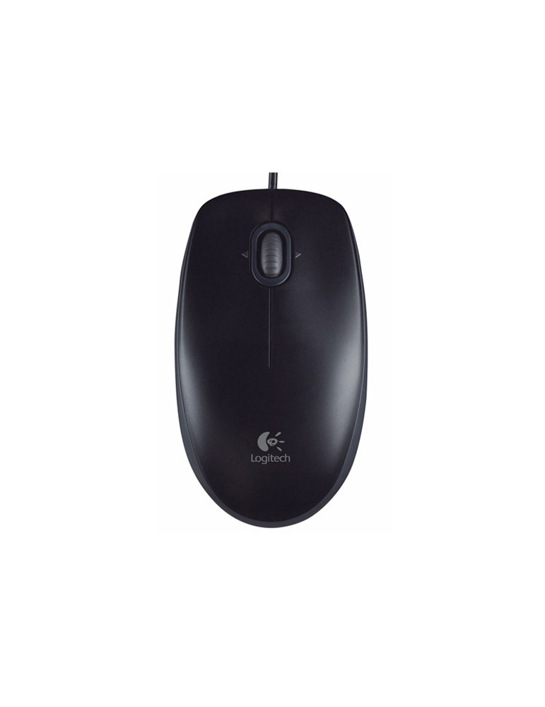 Мишка Logitech M100, черна