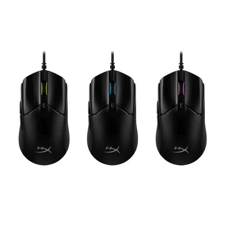 Геймърска мишка HyperX Pulsefire Haste 2, RGB, Черен - 6N0A7AA