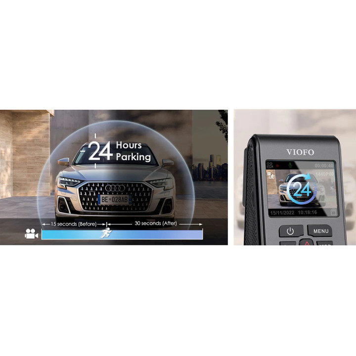 Видео регистратор VIOFO Dash Cam A119 V3-G - GPS Module, Quad HD , HDR, Sony STARVIS - VIOFO-A119-V3-G