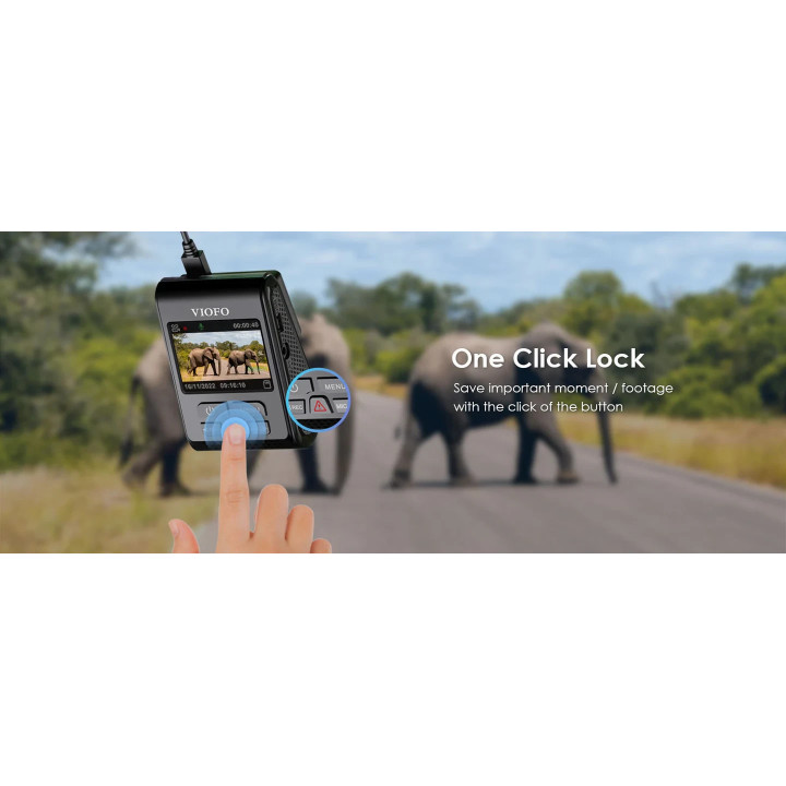 Видео регистратор VIOFO Dash Cam A119 V3-G - GPS Module, Quad HD , HDR, Sony STARVIS - VIOFO-A119-V3-G