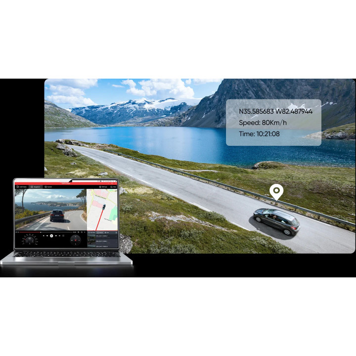 Видео регистратор VIOFO Dash Cam A329S 3 Channel - 4K, HDR, Triple Sony STARVIS 2, GPS, Bluetooth, FOV Fisheye Cabin - VIOFO-A329S-3CH
