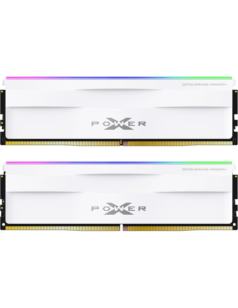RAM памет Silicon Power 32GB(2x16GB) UDIMM DDR5 6000MHz XPOWER Zenith RGB White CL30 - SP032GXLWU60AFDH