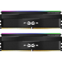 RAM памет Silicon Power 32GB(2x16GB) UDIMM DDR5 6000MHz XPOWER Zenith RGB Black CL30 - SP032GXLWU60AFDF