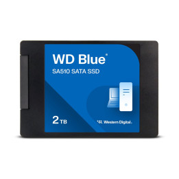 SSD диск WD Blue 2TB SA510 SATA III 6Gb/s cased 2.5" 7mm internal single-packed - WDS200T3B0A-00C7K0