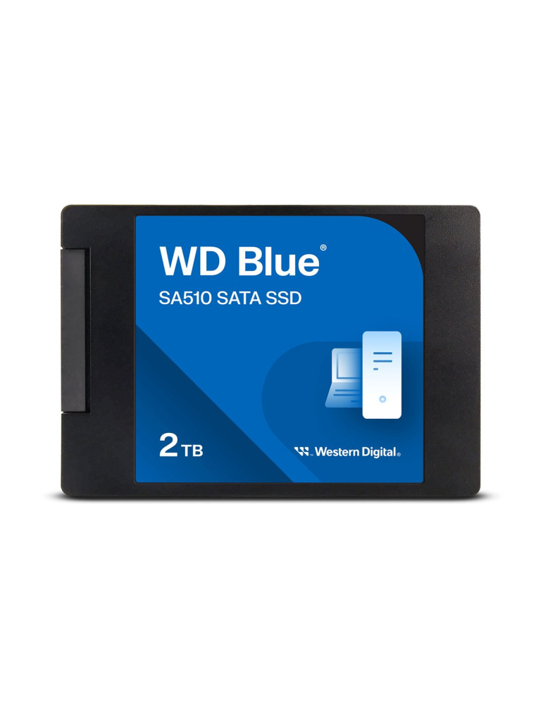 SSD диск WD Blue 2TB SA510 SATA III 6Gb/s cased 2.5" 7mm internal single-packed - WDS200T3B0A-00C7K0