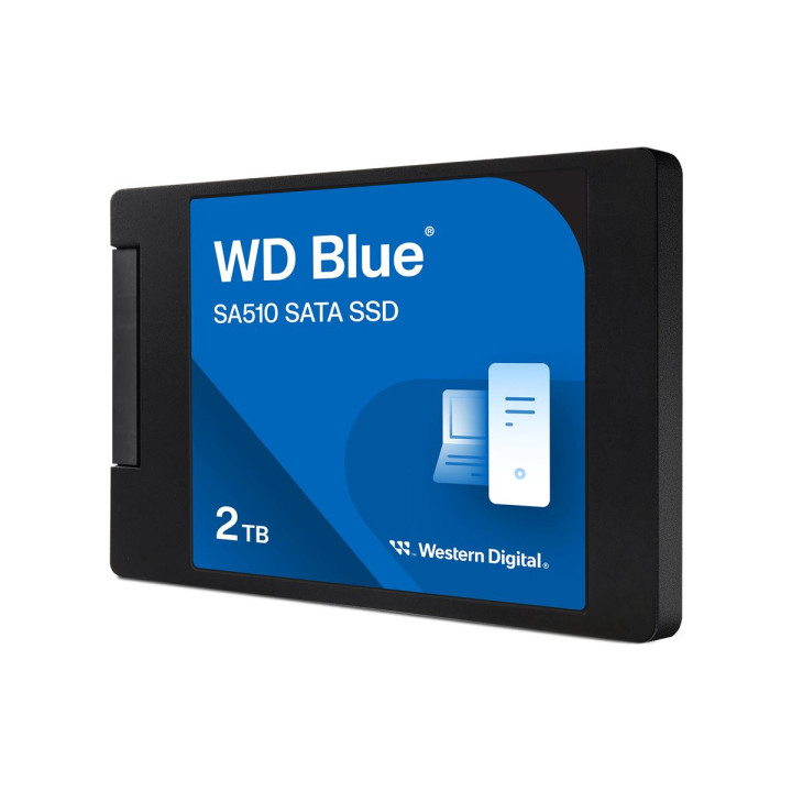 SSD диск WD Blue 2TB SA510 SATA III 6Gb/s cased 2.5" 7mm internal single-packed - WDS200T3B0A-00C7K0
