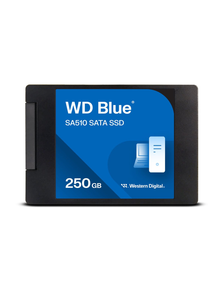SSD диск WD Blue 250GB SA510 SATA III 6Gb/s, 2.5" 7mm - WDS250G3B0A-00AXR0