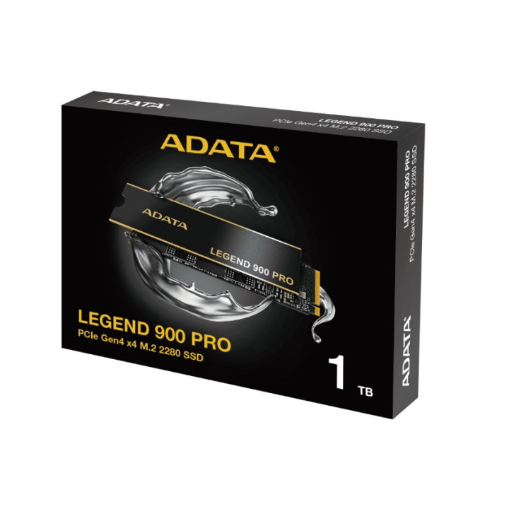 SSD диск Adata 1TB LEGEND 900 Pro, PCIe Gen 4 x4, 7400/6000 MB/s - SLEG-900P-1TCS