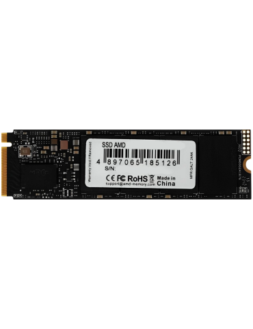 SSD диск AMD 512GB, M.2 2280 PCIe 4.0 NVMe, 6300/ 3000MB/s - R3MP40512G8