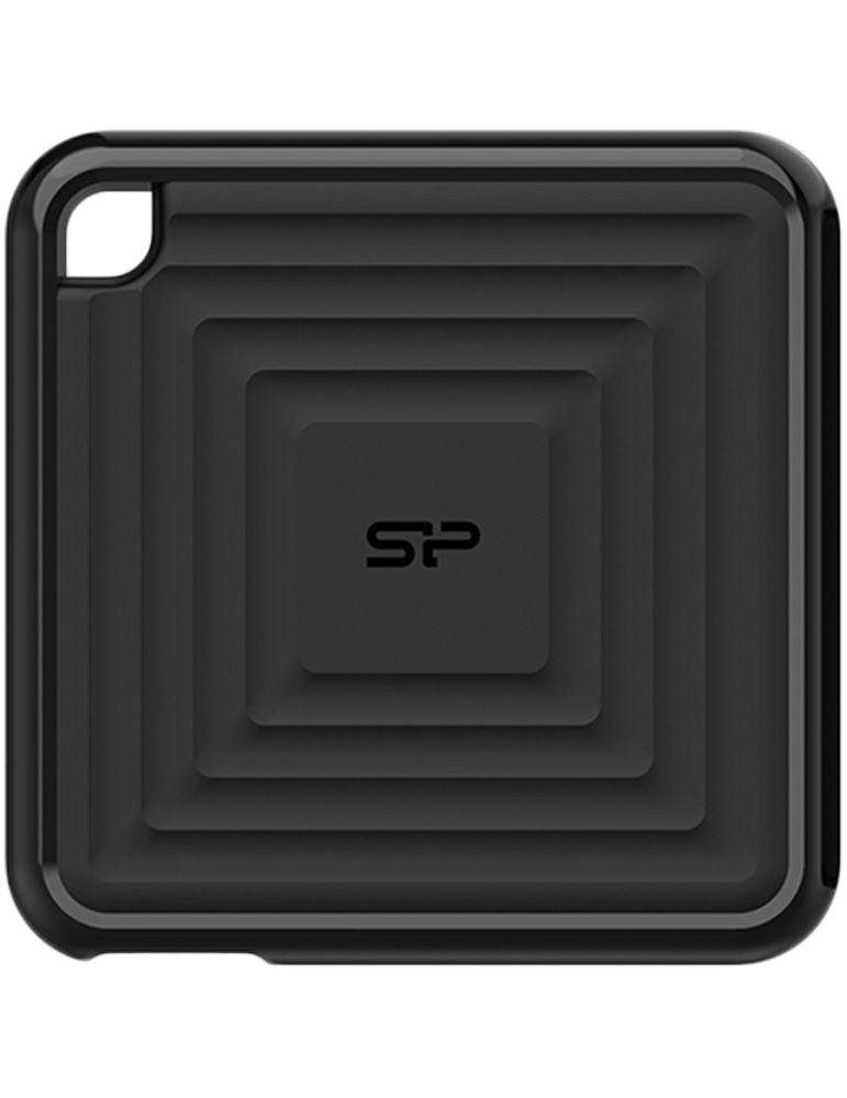 Външен SSD диск Silicon Power 256GB PC60, USB 3.2, Type-C, черен - SP256GBPSDPC60CK