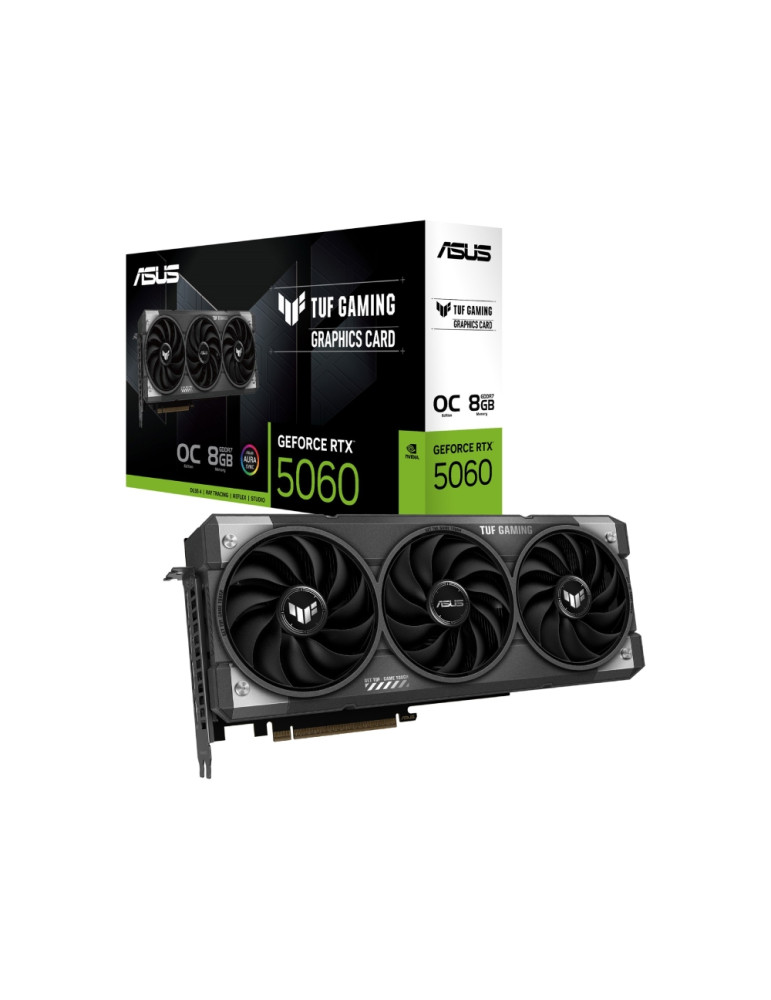Видео карта Asus TUF Gaming GeForce RTX 5060 8GB GDDR7 OC - 90YV0N00-M0NA00