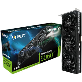Видео карта Palit GeForce RTX 5060 Ti Infinity 3 8GB GDDR7, 128bit - NE7506T019P1-GB2062S