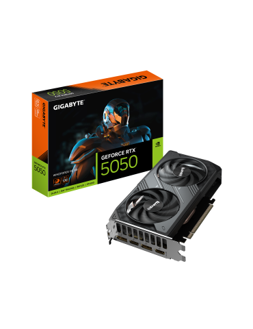 Видео карта Gigabyte RTX 5050 WINDFORCE OC 8GB GDDR6 - GV-N5050WF2OC-8GD