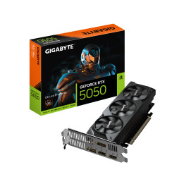 Видео карта Gigabyte RTX 5050 OC Low Profile 8GB GDDR6 - GV-N5050OC-8GL