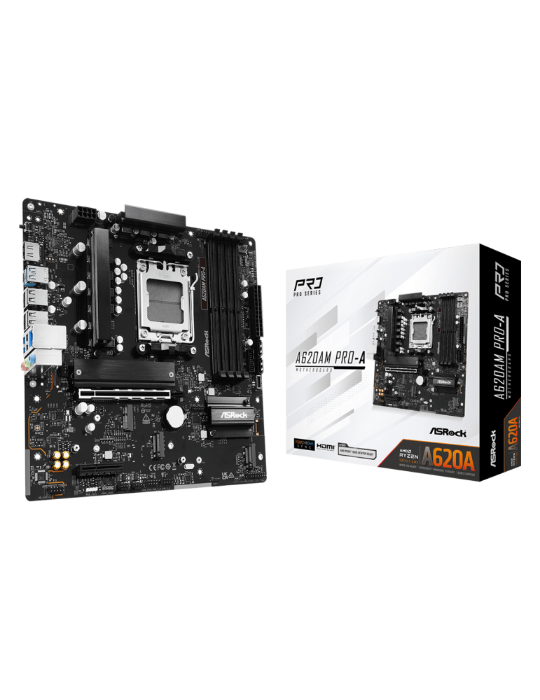 Дънна платка AsRock A620AM PRO-A, AM5
