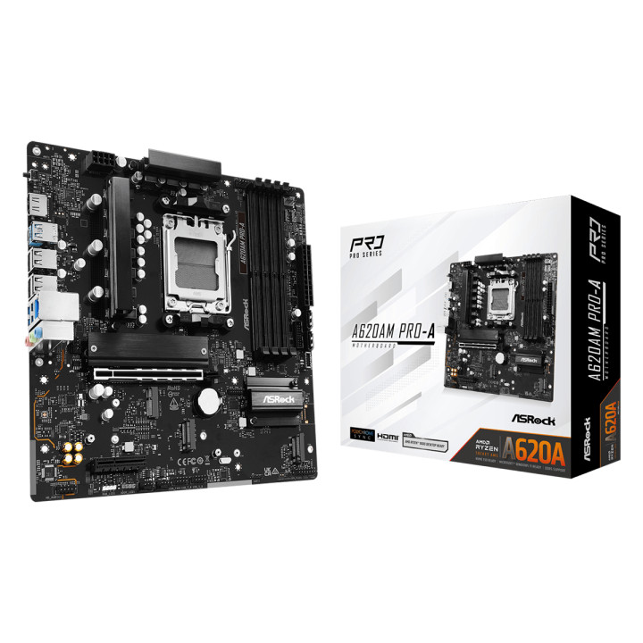Дънна платка AsRock A620AM PRO-A, AM5