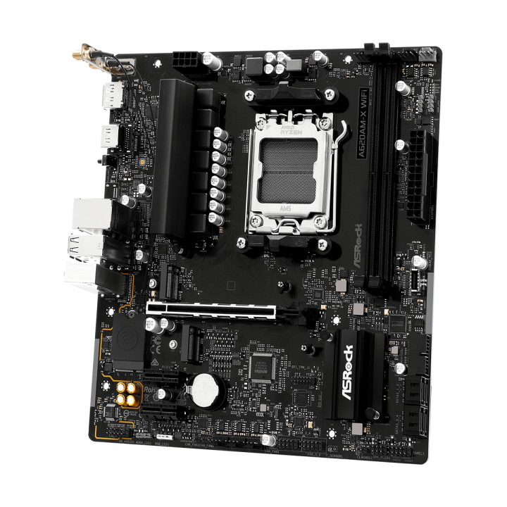 Дънна платка AsRock A620AM-X WIFI, AM5