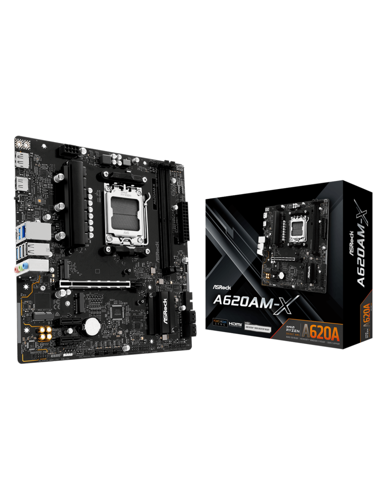 Дънна платка AsRock A620AM-X, AM5