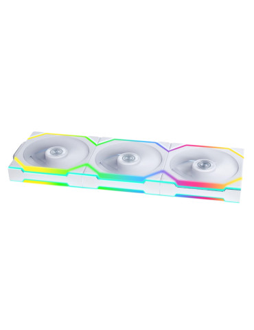 Комплект вентилатори  3бр Lian Li UNI FAN SL Wireless ARGB PWM - 120 mm Бели   Контролер - G99.12SL1W3W.00