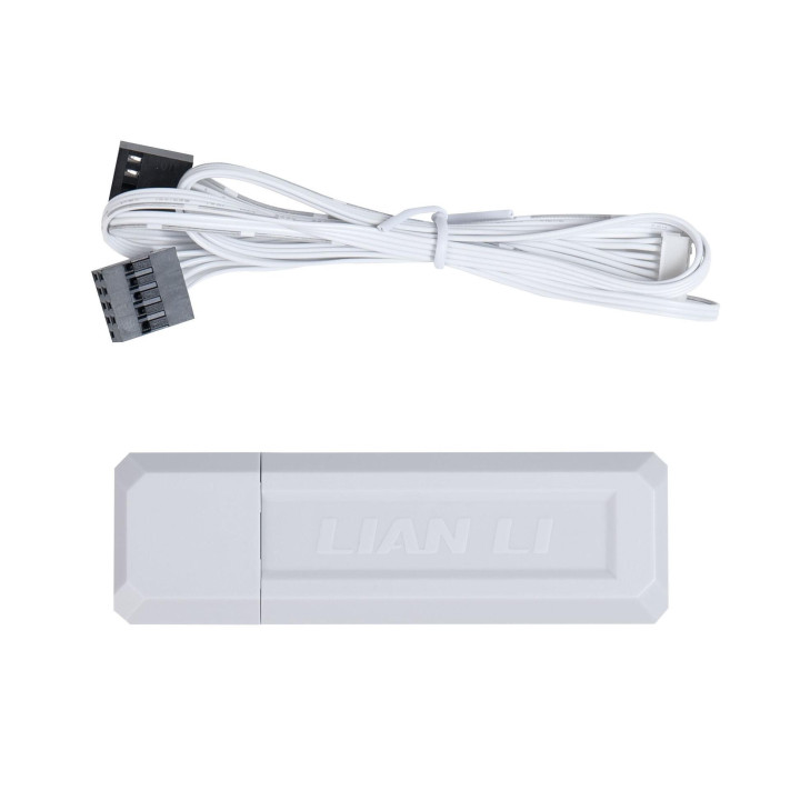 Комплект вентилатори  3бр Lian Li UNI FAN SL Wireless ARGB PWM - 120 mm Бели   Контролер - G99.12SL1W3W.00
