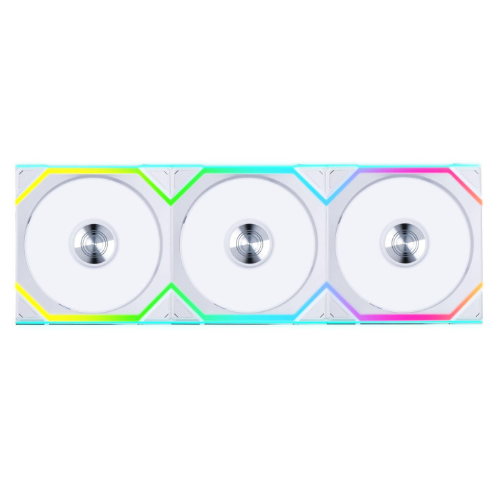 Комплект вентилатори  3бр Lian Li UNI FAN SL Wireless ARGB PWM Reverse Blade - 120 mm Бели   Контролер - G99.12RSL1W3W.00