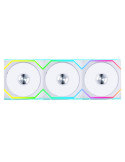 Комплект вентилатори  3бр Lian Li UNI FAN SL Wireless ARGB PWM Reverse Blade - 120 mm Бели   Контролер - G99.12RSL1W3W.00