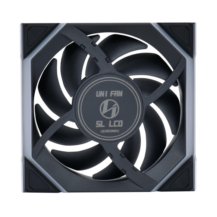 Вентилатор Lian Li UNI FAN SL Wireless LCD Reverse Blade ARGB PWM - 120 mm Черен - G99.12RSLLCD1W1B.00