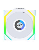 Вентилатор Lian Li UNI FAN SL Wireless LCD Reverse Blade ARGB PWM - 120 mm Бял - G99.12RSLLCD1W1W.00