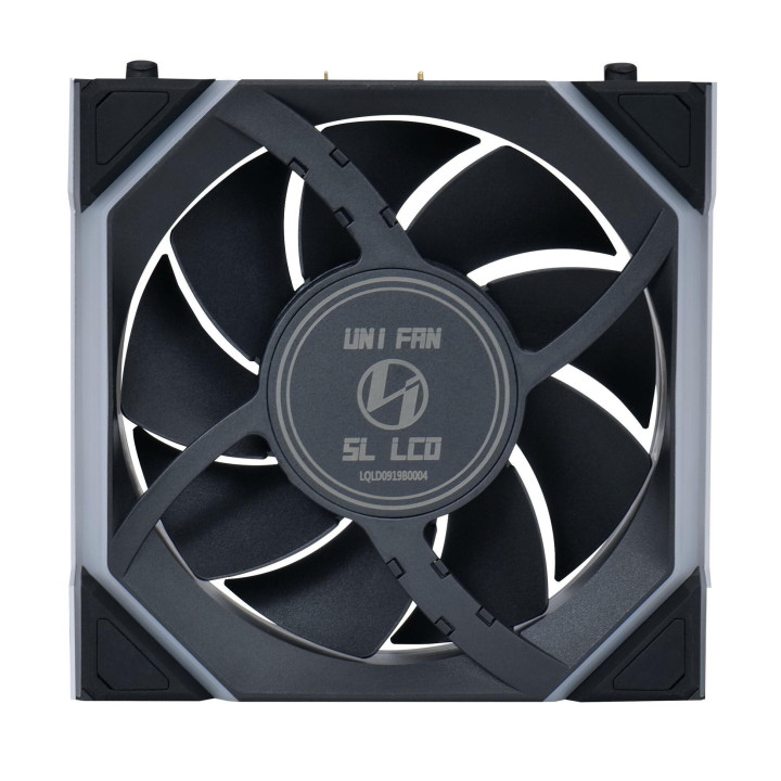 Комплект вентилатори  3бр Lian Li UNI FAN SL Wireless LCD ARGB PWM - 120 mm Черен - G99.12SLLCD1W3B.00