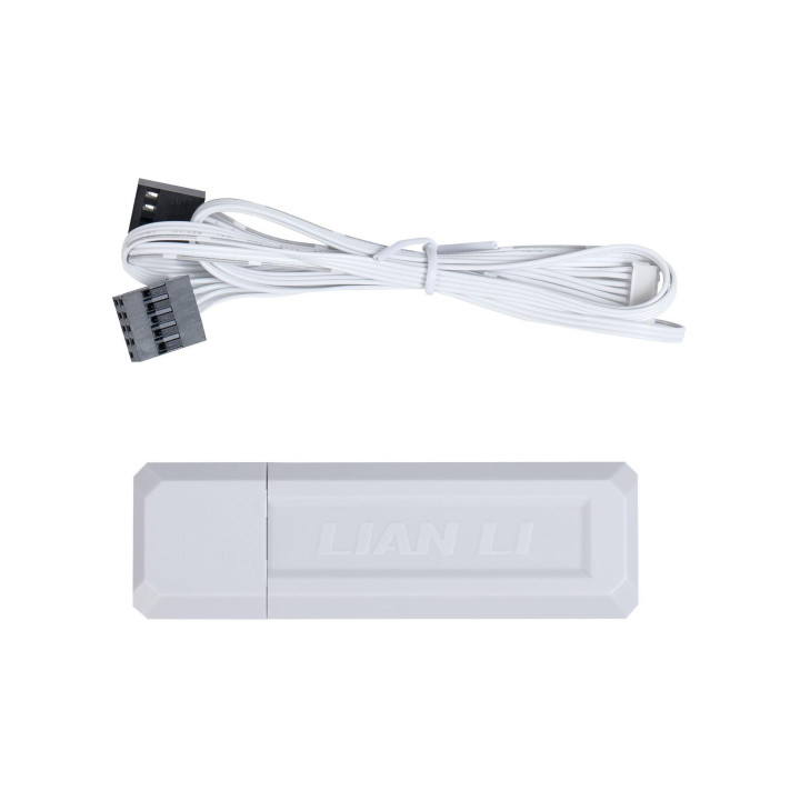 Комплект вентилатори  3бр Lian Li UNI FAN SL Wireless LCD ARGB PWM - 120 mm Бели - G99.12SLLCD1W3W.00